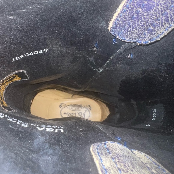 JB Dillion Women’s Sparkly Inlay Western Boots - Picture 5 of 5